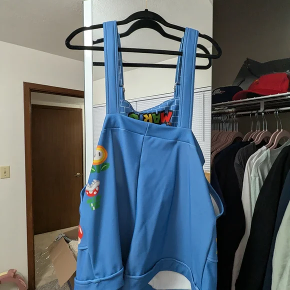 Black Milk Mario Overall Shorts - Picture 2 of 2